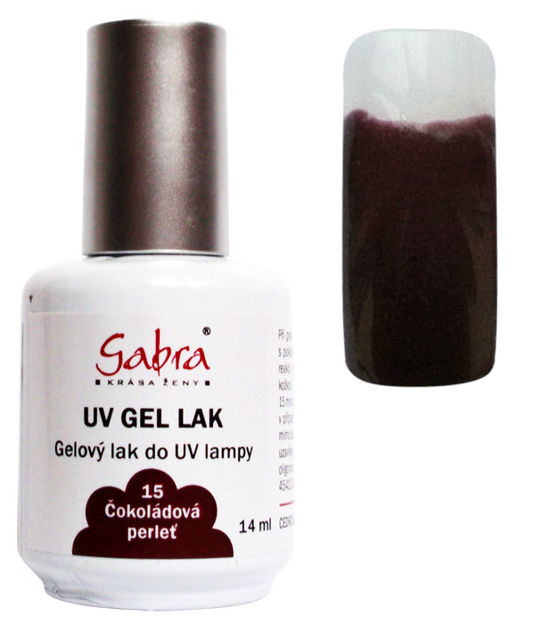 UV gel lak GABRA 15 čokoládová perleť 14 ml | NEHTOVÁ MODELÁŽ - Gel laky UV gel lak GABRA 15 čokoládová perleť 14 ml | NEHTOVÁ MODELÁŽ - Gel laky